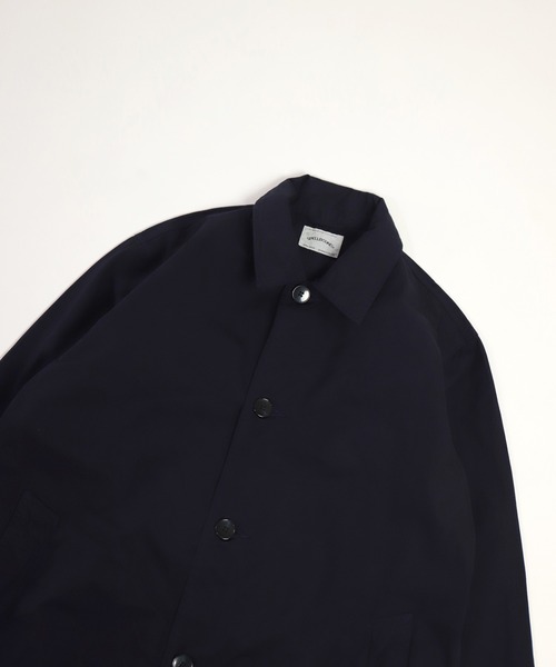 SPELLBOUND（スペルバウンド）の「[SPELLBOUND / スペルバウンド]　高密度ウェザー　ステンカラーコート（ステンカラーコート・メンズ・グリーン/ネイビー/ベージュ・2/3）」の6枚目の写真