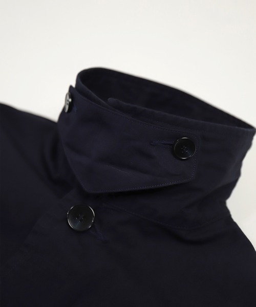 SPELLBOUND（スペルバウンド）の「[SPELLBOUND / スペルバウンド]　高密度ウェザー　ステンカラーコート（ステンカラーコート・メンズ・グリーン/ネイビー/ベージュ・2/3）」の16枚目の写真