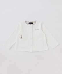 kladskap | ウサギ刺しゅう長袖カーディガン(カーディガン/ボレロ)