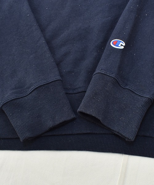 Champion（チャンピオン）の「【ヴィンテージ古着】Champion / チャンピオン ロゴ刺繍 スウェットパーカー（パーカー・メンズ・ネイビー・LARGE）」の3枚目の写真