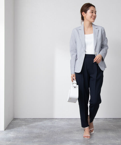 ノーリーズ/ウォッシャブルサッカーテーラージャケット NOLLEY'S（ノーリーズ）の「ウォッシャブルサッカーテーラージャケット