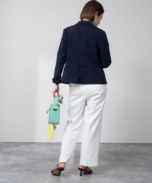 NOLLEY'S（ノーリーズ）の「ウォッシャブルサッカーテーラージャケット