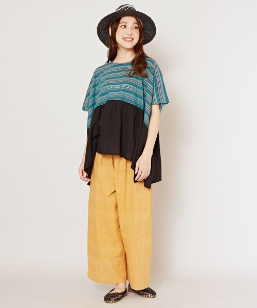 チャイハネ（チャイハネ）の「【チャイハネ】カラナトップス（その他トップス・レディース・レッド/ホワイト/ブラック・FREE）」の12枚目の写真