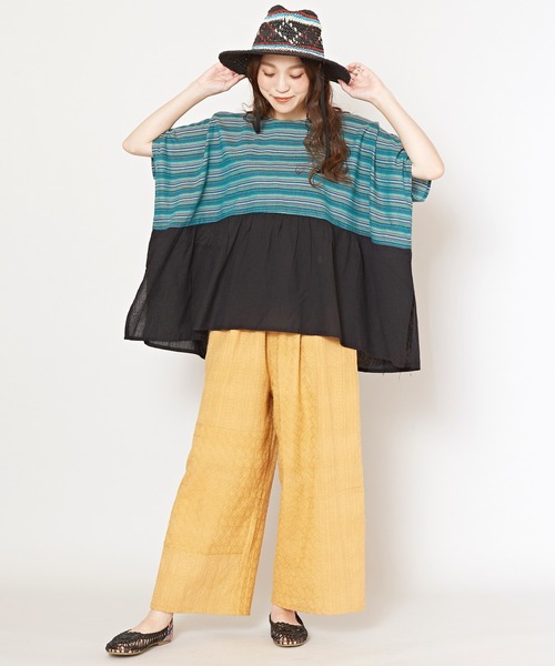 チャイハネ（チャイハネ）の「【チャイハネ】カラナトップス（その他トップス・レディース・レッド/ホワイト/ブラック・FREE）」の15枚目の写真