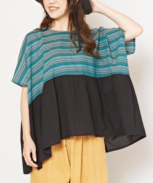 チャイハネ（チャイハネ）の「【チャイハネ】カラナトップス（その他トップス・レディース・レッド/ホワイト/ブラック・FREE）」の16枚目の写真