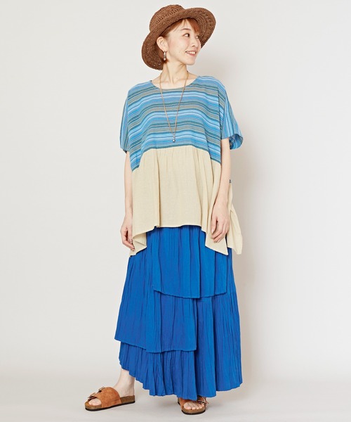 チャイハネ（チャイハネ）の「【チャイハネ】カラナトップス（その他トップス・レディース・レッド/ホワイト/ブラック・FREE）」の5枚目の写真