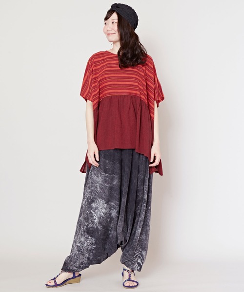 チャイハネ（チャイハネ）の「【チャイハネ】カラナトップス（その他トップス・レディース・レッド/ホワイト/ブラック・FREE）」の17枚目の写真