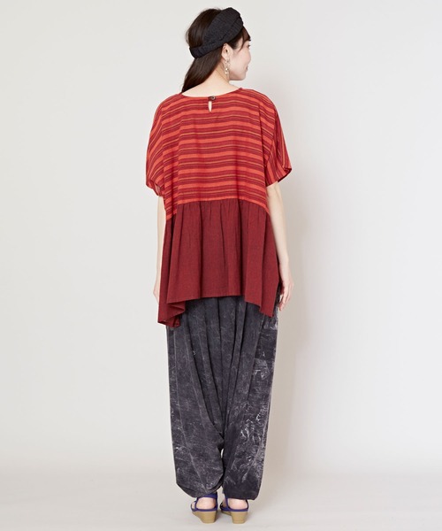 チャイハネ（チャイハネ）の「【チャイハネ】カラナトップス（その他トップス・レディース・レッド/ホワイト/ブラック・FREE）」の19枚目の写真