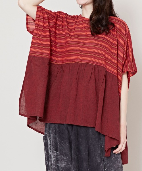 チャイハネ（チャイハネ）の「【チャイハネ】カラナトップス（その他トップス・レディース・レッド/ホワイト/ブラック・FREE）」の20枚目の写真