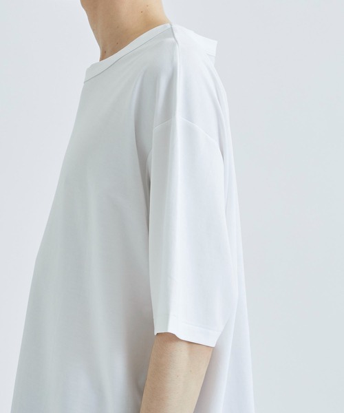 ATTACHMENT（アタッチメント）の「STUDIOUS別注 COTTON DOUBLE FACE S/S TEE（Tシャツ/カットソー・メンズ・ブラック/ライトブルー/ホワイト/ダークグレー・1/2/3）」の11枚目の写真
