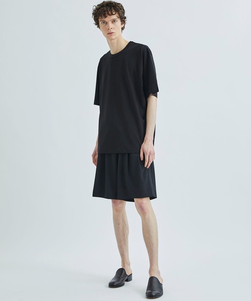 ATTACHMENT（アタッチメント）の「STUDIOUS別注 COTTON DOUBLE FACE S/S TEE（Tシャツ/カットソー・メンズ・ブラック/ライトブルー/ホワイト/ダークグレー・1/2/3）」の13枚目の写真