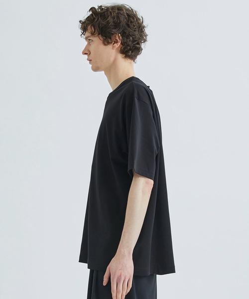 ATTACHMENT（アタッチメント）の「STUDIOUS別注 COTTON DOUBLE FACE S/S TEE（Tシャツ/カットソー・メンズ・ブラック/ライトブルー/ホワイト/ダークグレー・1/2/3）」の15枚目の写真