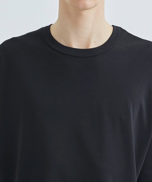ATTACHMENT（アタッチメント）の「STUDIOUS別注 COTTON DOUBLE FACE S/S TEE（Tシャツ/カットソー・メンズ・ブラック/ライトブルー/ホワイト/ダークグレー・1/2/3）」の17枚目の写真