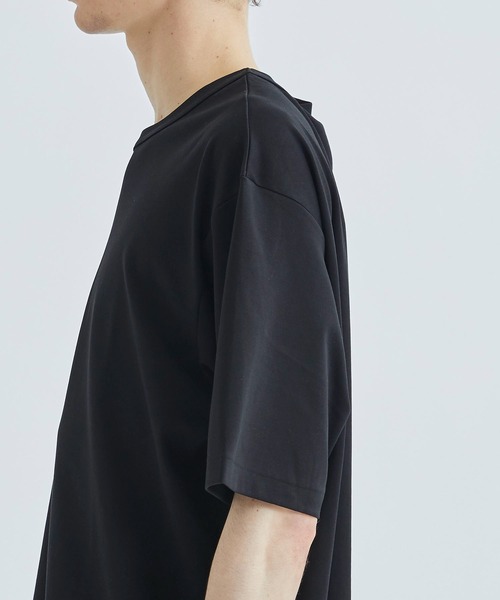 ATTACHMENT（アタッチメント）の「STUDIOUS別注 COTTON DOUBLE FACE S/S TEE（Tシャツ/カットソー・メンズ・ブラック/ライトブルー/ホワイト/ダークグレー・1/2/3）」の19枚目の写真