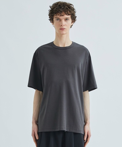 ATTACHMENT（アタッチメント）の「STUDIOUS別注 COTTON DOUBLE FACE S/S TEE（Tシャツ/カットソー・メンズ・ブラック/ライトブルー/ホワイト/ダークグレー・1/2/3）」の22枚目の写真