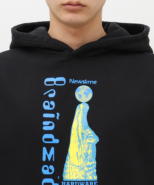 BRAIN DEAD（ブレインデット）の「【BRAIN DEAD/ブレインデッド】 Hardware Systems Hooded Sweat:パーカー（パーカー・メンズ・ブラック・SMALL/MEDIUM）」の6枚目の写真