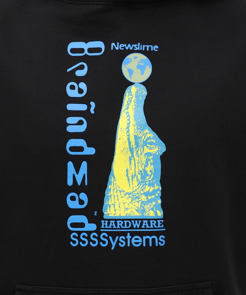 BRAIN DEAD（ブレインデット）の「【BRAIN DEAD/ブレインデッド】 Hardware Systems Hooded Sweat:パーカー（パーカー・メンズ・ブラック・SMALL/MEDIUM）」の10枚目の写真