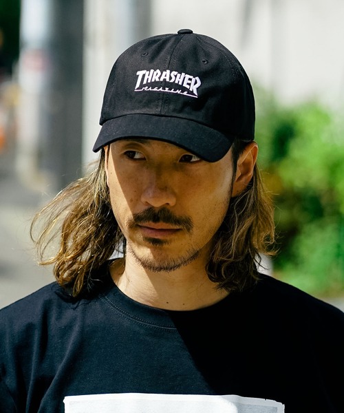 THRASHER（スラッシャー）の「MAG LOGO 6P CAP/スラッシャー帽子（キャップ・メンズ・ベージュ/ホワイト/ブラック/ブルー/カーキ/ブラウン・FREE）」の12枚目の写真