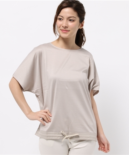 un dix cors(アンディコール)の「ドロストPO(Tシャツ/カットソー・レディース・ホワイト/ベージュ/グレー・38)」の12枚目の写真