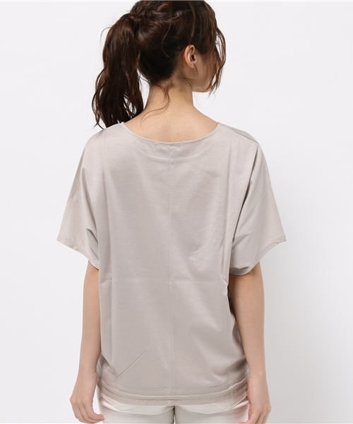 un dix cors(アンディコール)の「ドロストPO(Tシャツ/カットソー・レディース・ホワイト/ベージュ/グレー・38)」の6枚目の写真