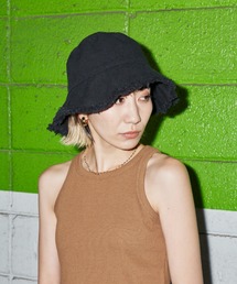 Auntie Rosa Holiday | ツイルフリンジバケットハット(ハット)