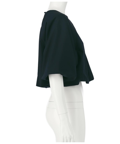 LATINA（ラティーナ）の「バルーンボリュームショートトップスカットソー（Tシャツ/カットソー・レディース・ネイビー/イエロー・FREE）」の5枚目の写真