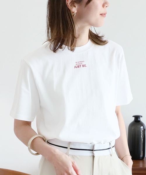 reca(レカ)の「アソートロゴプリントTシャツ(Tシャツ/カットソー・レディース・ホワイト×グリーン/ホワイト×レッド/ホワイト系1/ホワイト×ネイビー/ホワイト系2・FREE)」の20枚目の写真