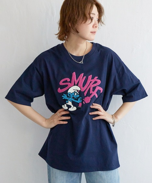 mame 刺繍 Tシャツ 鈴蘭 カットソー mame - mame 刺繍 Tシャツ 鈴蘭 カットソーの通販 by creamyseason