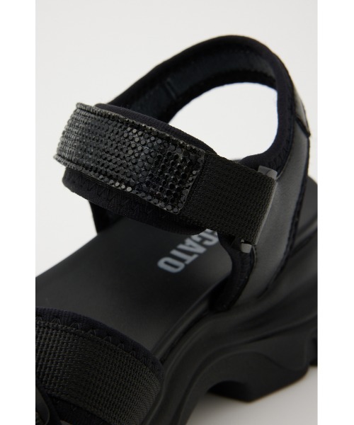 STACCATO（スタッカート）の「ミラーボリュームサンダル（サンダル・レディース・ブラック/ホワイト・23cm/23.5cm/24.5cm/24cm/22.5cm/22cm）」の22枚目の写真