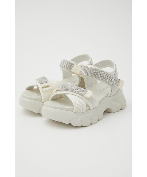 STACCATO（スタッカート）の「ミラーボリュームサンダル（サンダル・レディース・ブラック/ホワイト・23cm/23.5cm/24.5cm/24cm/22.5cm/22cm）」の17枚目の写真