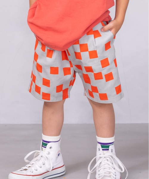 Life Support Products（ライフサポートプロダクツ）の「タックショートパンツ（80～150cm)（その他パンツ・キッズ・レッド系その他/ブラック系その他/ブルー/ブラック/ベージュ/ピンク/イエロー/グリーン/ライトグリーン・80/90/95/100/110/120/130/140/150）」の9枚目の写真