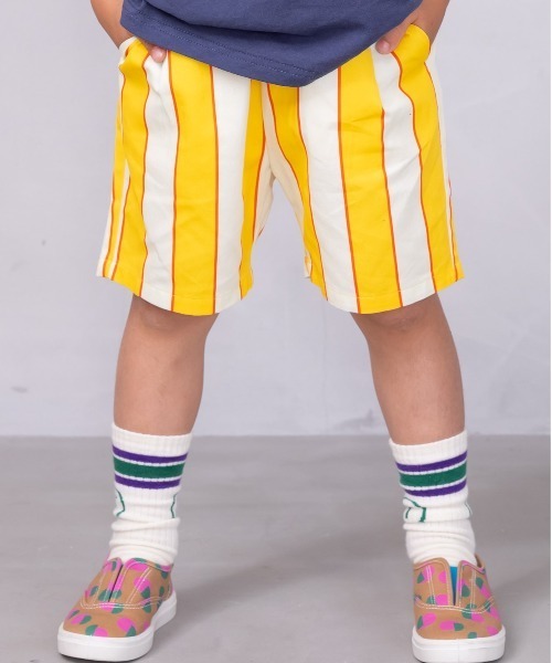 Life Support Products（ライフサポートプロダクツ）の「タックショートパンツ（80～150cm)（その他パンツ・キッズ・レッド系その他/ブラック系その他/ブルー/ブラック/ベージュ/ピンク/イエロー/グリーン/ライトグリーン・80/90/95/100/110/120/130/140/150）」の7枚目の写真