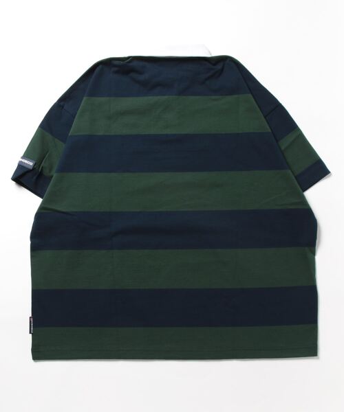 DC SHOES（ディーシーシューズ）の「23 BORDER POLO SS/DCボーダーポロシャツ（ポロシャツ・メンズ・ブルー/ブラック×ホワイト/グリーン・MEDIUM/LARGE/X-LARGE）」の8枚目の写真