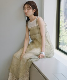 Kastane | 【新色追加/SET ITEM】シアーシャーリングワンピースSET(ワンピース)