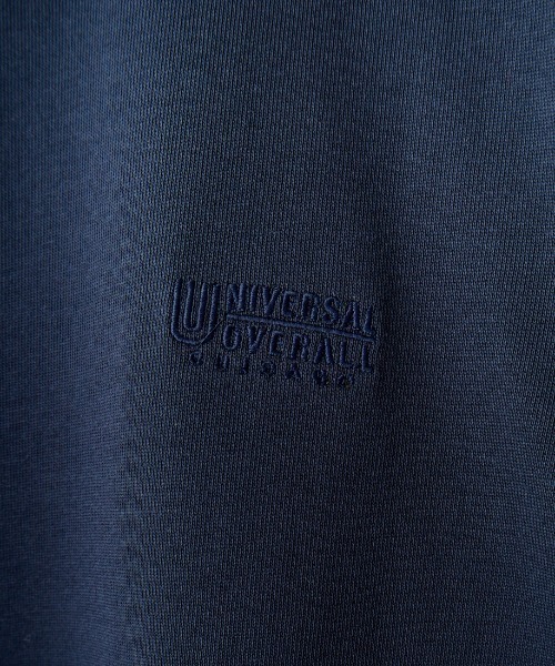 UNIVERSAL OVERALL（ユニバーサルオーバーオール）の「[UNIVERSAL OVERALL/ユニバーサルオーバーオール] 別注 異素材切り替え ロングワンピース（ワンピース・レディース・ブラック/ネイビー/グリーン・F）」の5枚目の写真