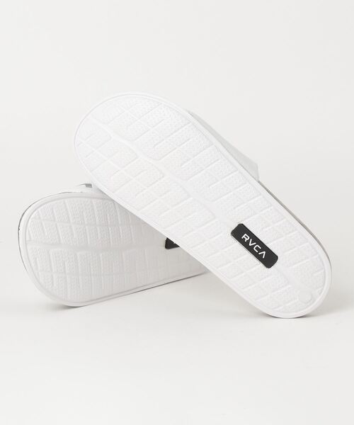 RVCA(ルーカ)の「RVCA メンズ RVCA OLIVE SLIDE SANDAL サンダル【2023年夏モデル】/ルーカシャワサン(シャワーサンダル)(サンダル・メンズ・ブラック/ブラック×ブラック/ホワイト・8/9/10)」の7枚目の写真