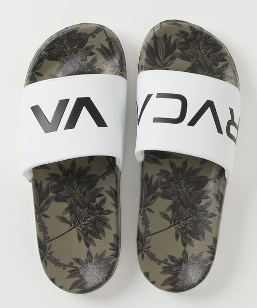 RVCA(ルーカ)の「RVCA メンズ RVCA OLIVE SLIDE SANDAL サンダル【2023年夏モデル】/ルーカシャワサン(シャワーサンダル)(サンダル・メンズ・ブラック/ブラック×ブラック/ホワイト・8/9/10)」の5枚目の写真