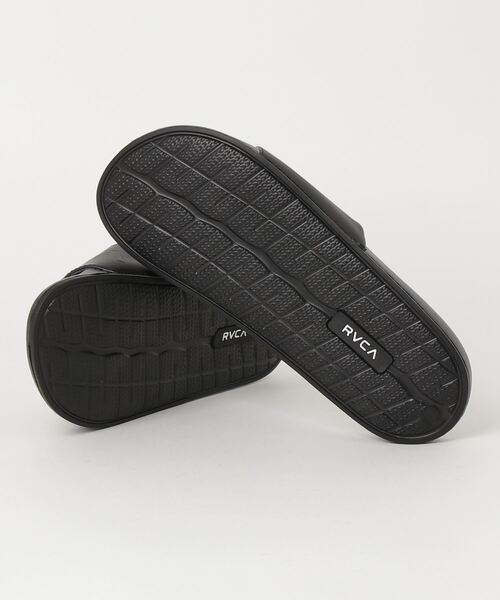 RVCA(ルーカ)の「RVCA メンズ RVCA OLIVE SLIDE SANDAL サンダル【2023年夏モデル】/ルーカシャワサン(シャワーサンダル)(サンダル・メンズ・ブラック/ブラック×ブラック/ホワイト・8/9/10)」の6枚目の写真