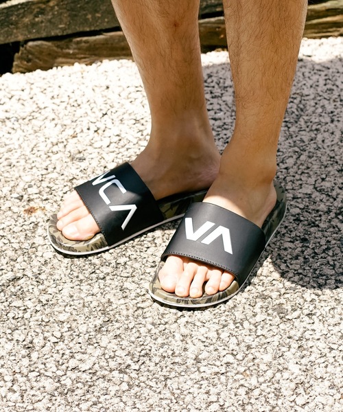 RVCA(ルーカ)の「RVCA メンズ RVCA OLIVE SLIDE SANDAL サンダル【2023年夏モデル】/ルーカシャワサン(シャワーサンダル)(サンダル・メンズ・ブラック/ブラック×ブラック/ホワイト・8/9/10)」の13枚目の写真