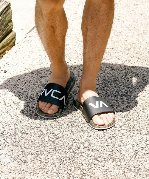 RVCA(ルーカ)の「RVCA メンズ RVCA OLIVE SLIDE SANDAL サンダル【2023年夏モデル】/ルーカシャワサン(シャワーサンダル)(サンダル・メンズ・ブラック/ブラック×ブラック/ホワイト・8/9/10)」の15枚目の写真
