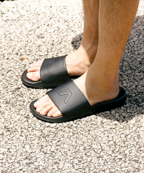 RVCA(ルーカ)の「RVCA メンズ RVCA OLIVE SLIDE SANDAL サンダル【2023年夏モデル】/ルーカシャワサン(シャワーサンダル)(サンダル・メンズ・ブラック/ブラック×ブラック/ホワイト・8/9/10)」の19枚目の写真
