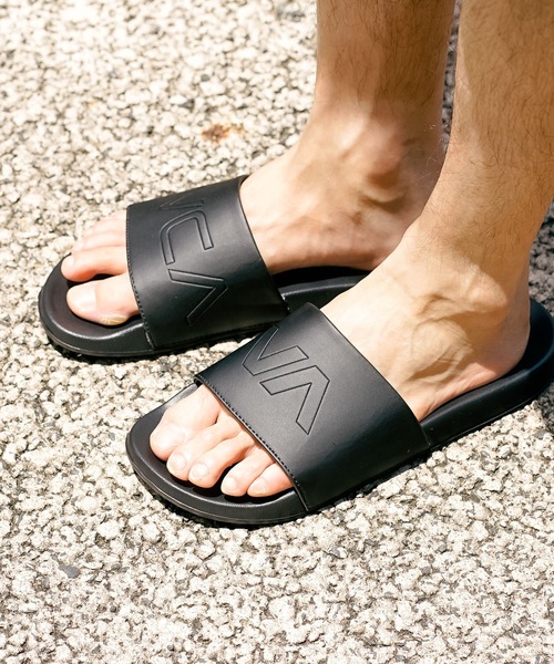 RVCA(ルーカ)の「RVCA メンズ RVCA OLIVE SLIDE SANDAL サンダル【2023年夏モデル】/ルーカシャワサン(シャワーサンダル)(サンダル・メンズ・ブラック/ブラック×ブラック/ホワイト・8/9/10)」の20枚目の写真