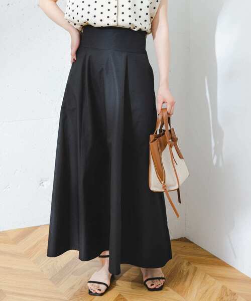 F by ROSSO（エフバイロッソ）の「F by ROSSO　撥水ハイウエストフレアスカート（スカート・レディース・ブルー系その他/イエロー/ブラック・36/38）」の9枚目の写真