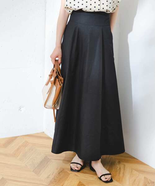 F by ROSSO（エフバイロッソ）の「F by ROSSO　撥水ハイウエストフレアスカート（スカート・レディース・ブルー系その他/イエロー/ブラック・36/38）」の10枚目の写真