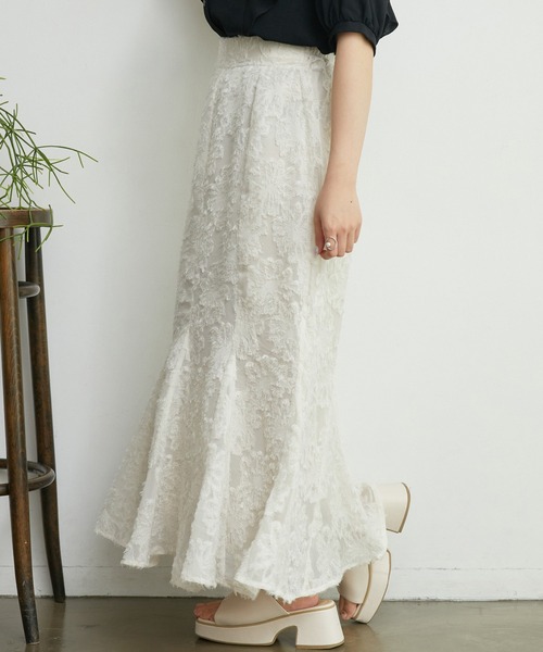 RETRO GIRL（レトロガール）の「アソートマーメイドSK（スカート・レディース・ブラック/ホワイト系その他/ブラック系その他/ナチュラル・FREE）」の4枚目の写真