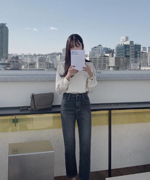 almo(アルモ)の「ギャザーボリューム袖ブラウス(BEY)(シャツ/ブラウス・レディース・ホワイト/ブルー・MEDIUM/LARGE/SMALL)」の7枚目の写真