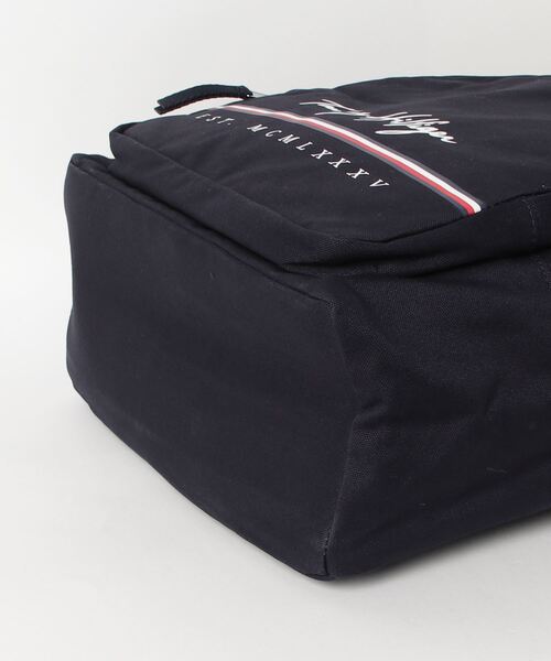 TOMMY HILFIGER（トミーヒルフィガー）の「TOMMY HILFIGER / トミー ヒルフィガー YORK HP BACK PACK バックパック（バックパック/リュック・メンズ・ブラック/ネイビー・FREE）」の7枚目の写真
