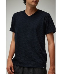 AZUL by moussy | MONOGRAM JACQUARD TOPS/モノグラムジャガードトップス(Tシャツ/カットソー)