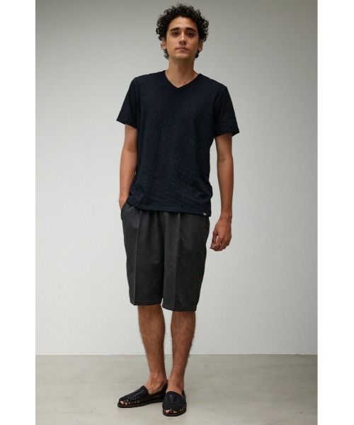 AZUL by moussy(アズールバイマウジー)の「MONOGRAM JACQUARD TOPS/モノグラムジャガードトップス(Tシャツ/カットソー・メンズ・ホワイト/ブラック/ライトカーキ・SMALL/MEDIUM/LARGE)」の15枚目の写真