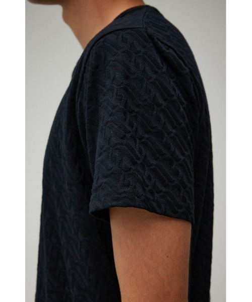 AZUL by moussy(アズールバイマウジー)の「MONOGRAM JACQUARD TOPS/モノグラムジャガードトップス(Tシャツ/カットソー・メンズ・ホワイト/ブラック/ライトカーキ・SMALL/MEDIUM/LARGE)」の20枚目の写真